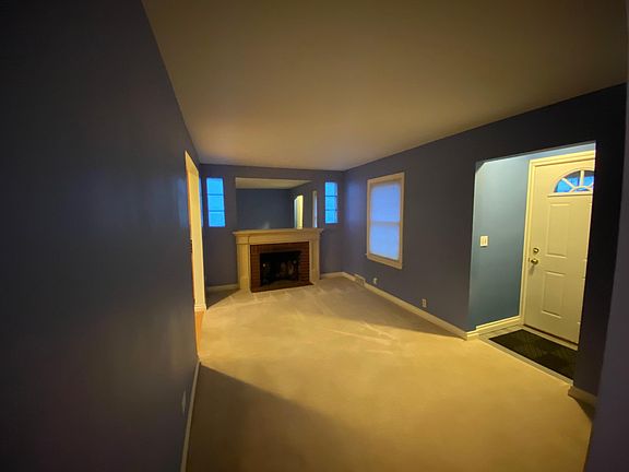 Living room and front door