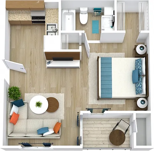 Floor plan The Blair