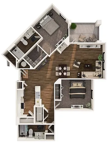 Floor plan B3