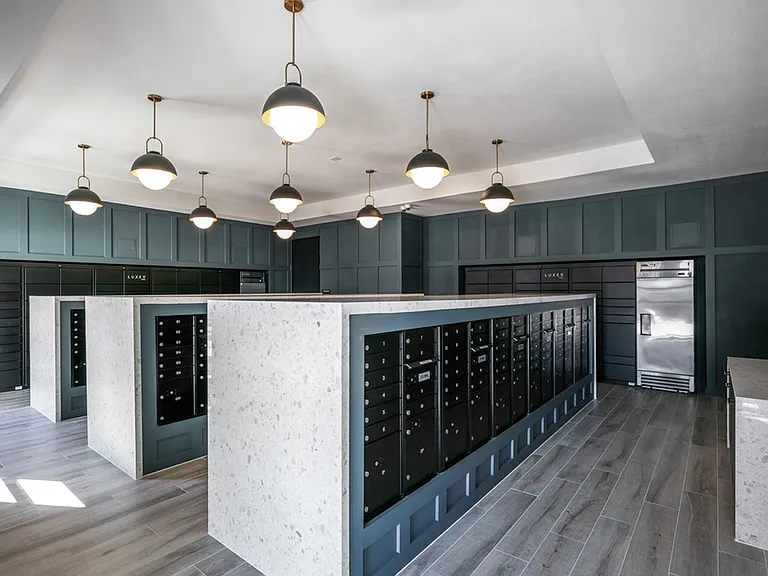 Enjoy the convenience of anytime package pickup at Modera Georgetown with our 24/7 self-serve package locker. Your deliveries, your schedule _ effortlessly.