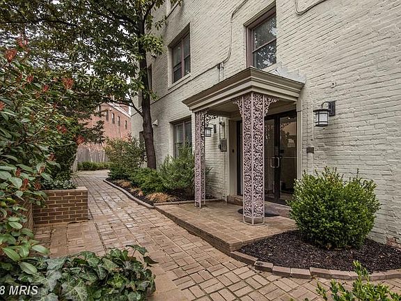 Entryway just left of the building