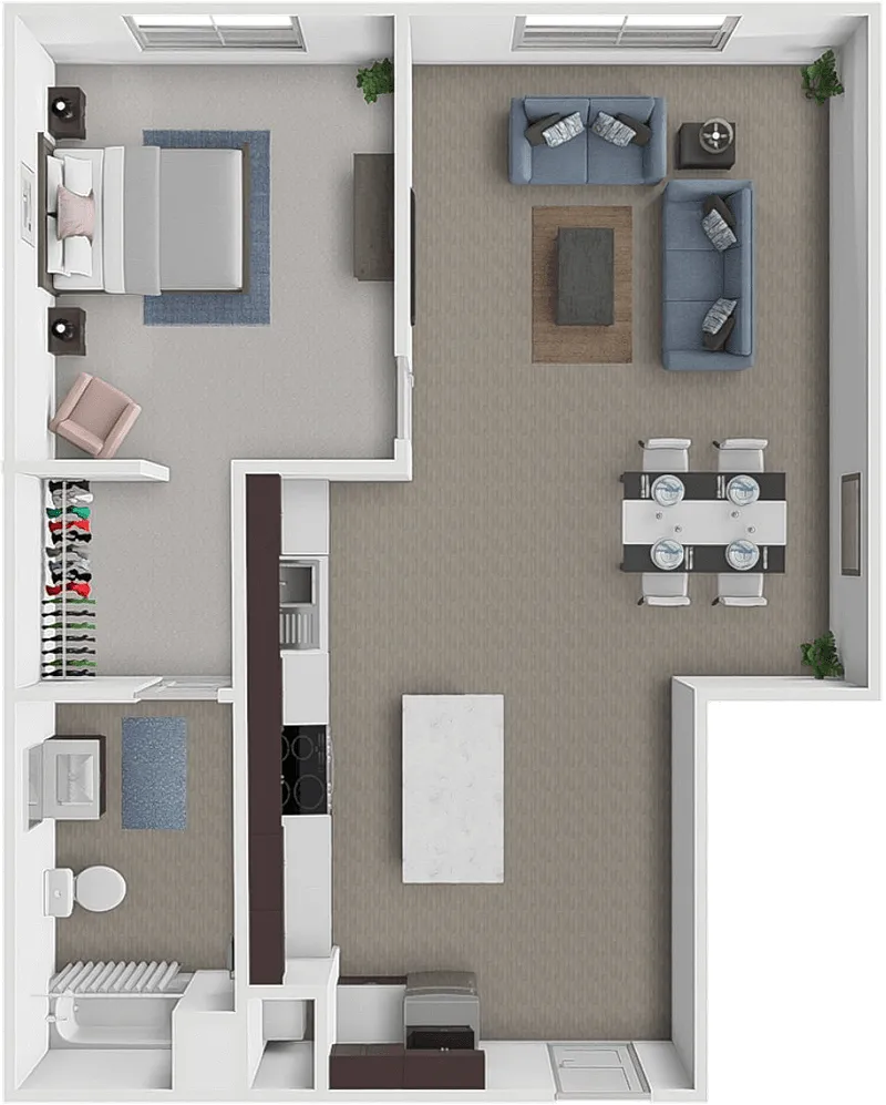 Floor plan Aggasiz