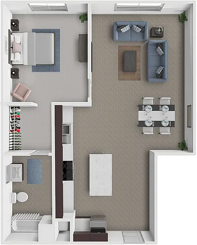 Floor plan Aggasiz