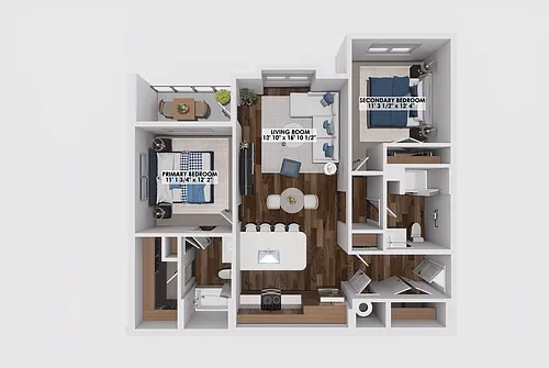 Floor plan Trailblazer Premier (B1B)