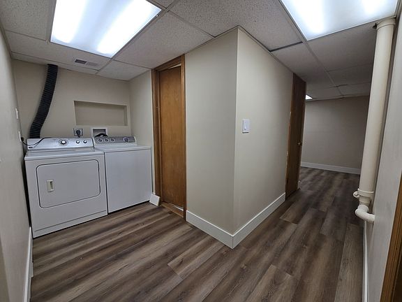 Hallway to Bedroom and Laundry Room