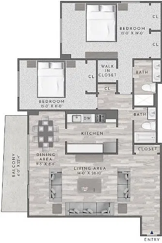 Floor plan B1