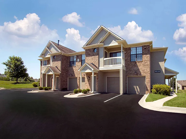 Townhomes with attached garages