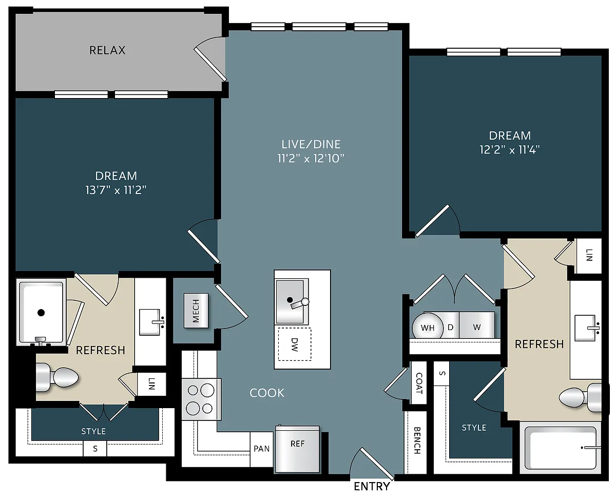 Floor plan B13