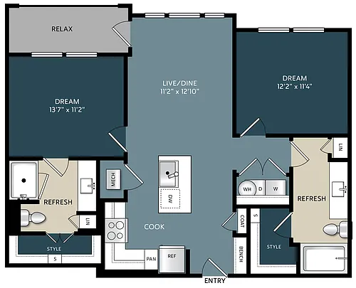 Floor plan B13