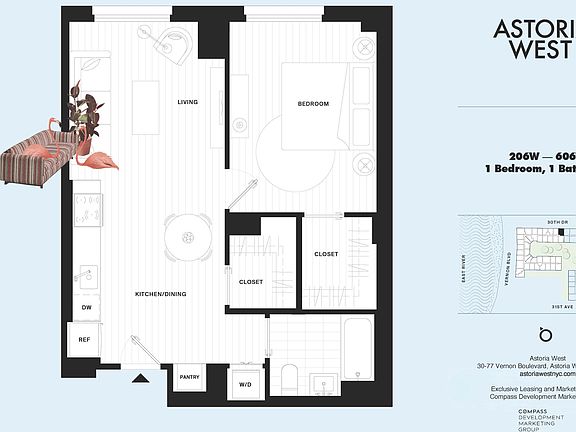2nd image of 30-77 Vernon Blvd #406W