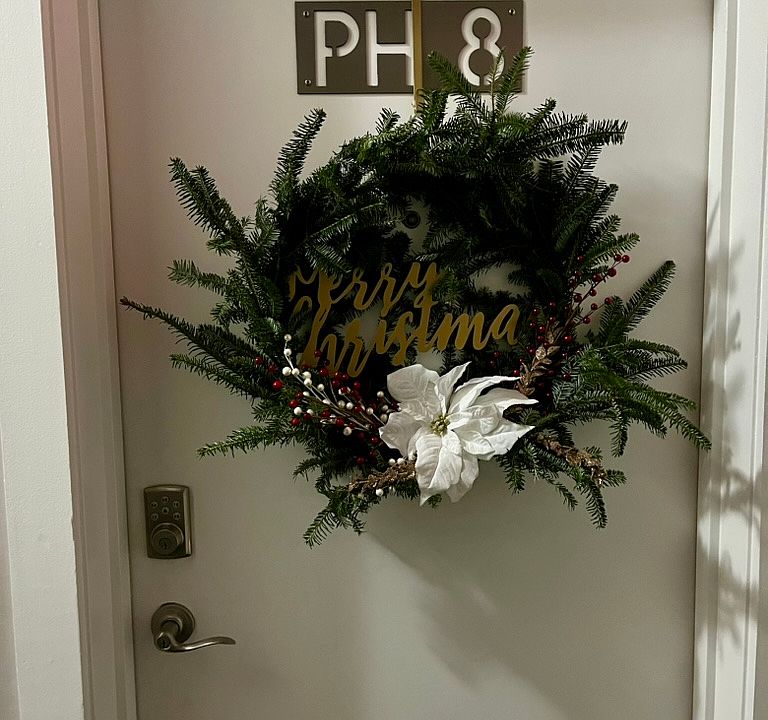 Front door of the Penthouse.