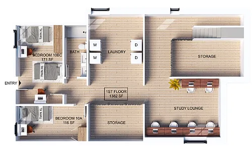Floor plan Lower Level