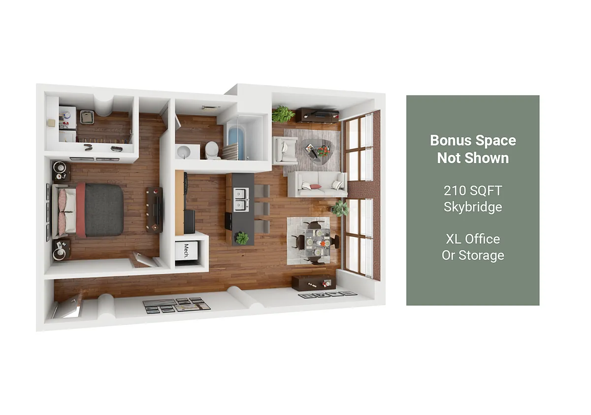Floor plan 1GX