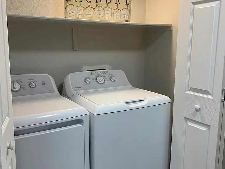 Laundry room.