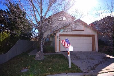 Winter view of front yard