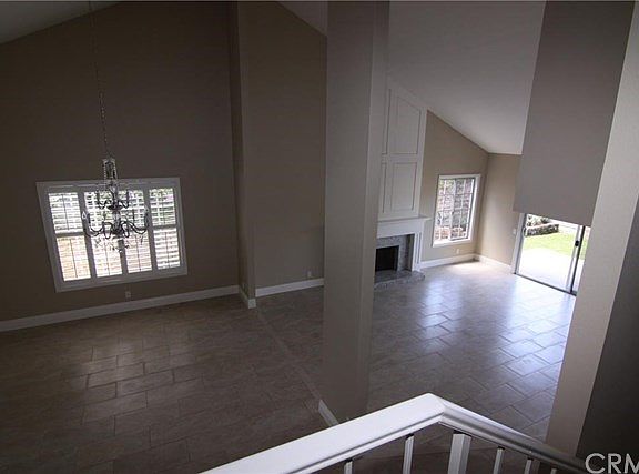 View from second floor. Dining/Family Room
