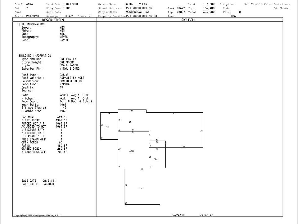 Tax Assessors Property Card