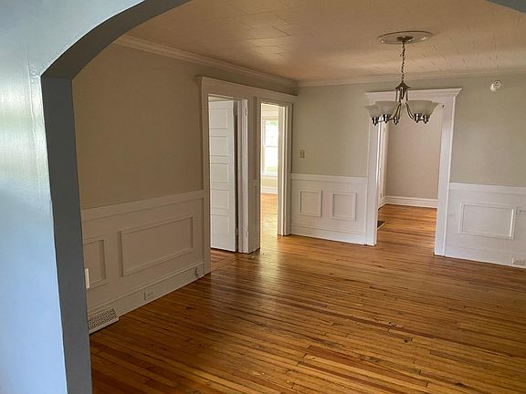 Looking into dining room from kitchen