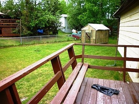 Built in Seating on Back Deck