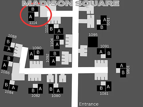 Floor plan Madison Square - 1114 B, Madison