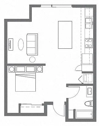 Floor plan Studio C