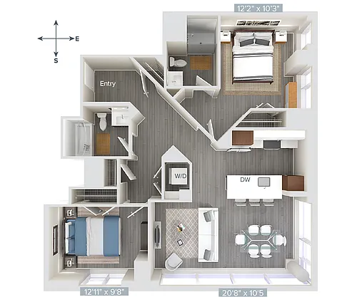Floor plan B5-1139-1146-Glass