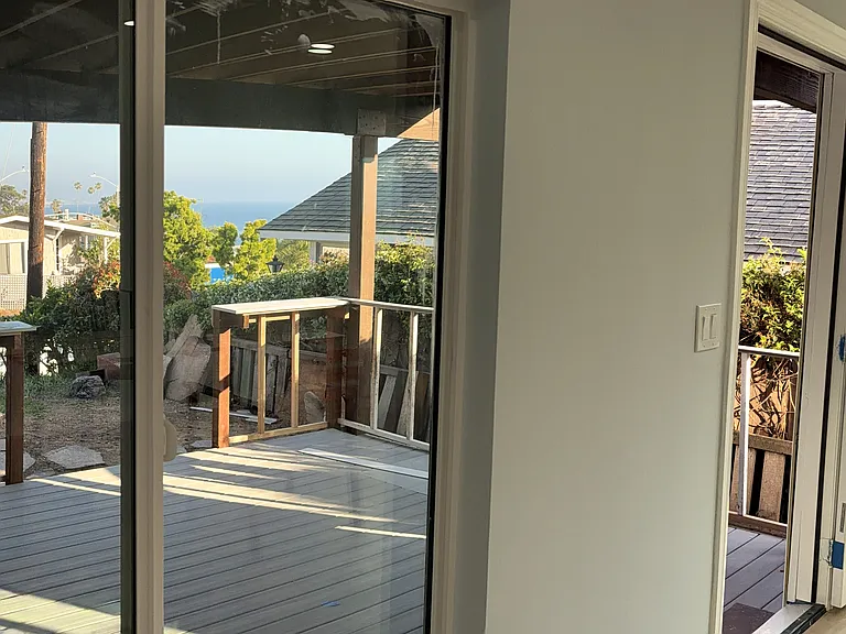 Ocean view from Living rm