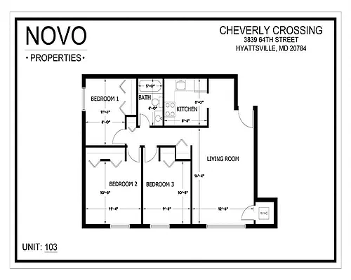 Floor plan 3 Bedroom