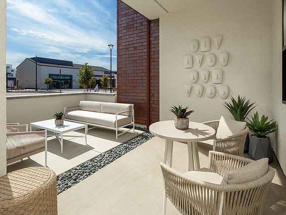 Rooftops Plan 2 Model Patio