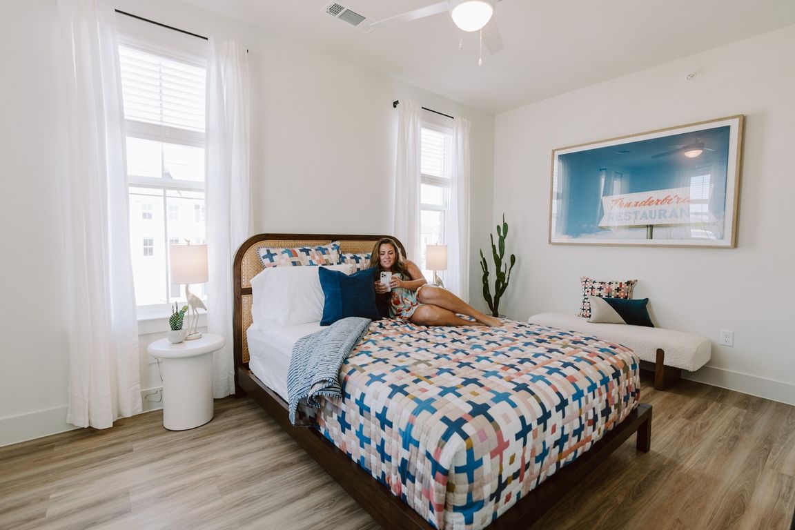 Cozy bedrooms
