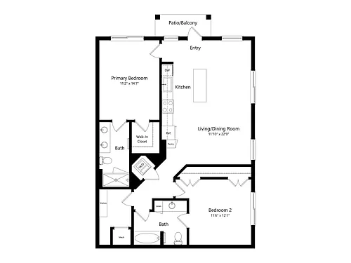 Floor plan B2 ANSI BSMT