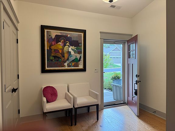 Elegant Foyer entrance with large Coat Closet