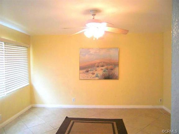 Living Room - Ceramic Tiled & Ceiling Fan!