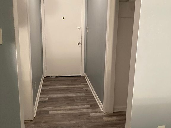 Wallway with new flooring