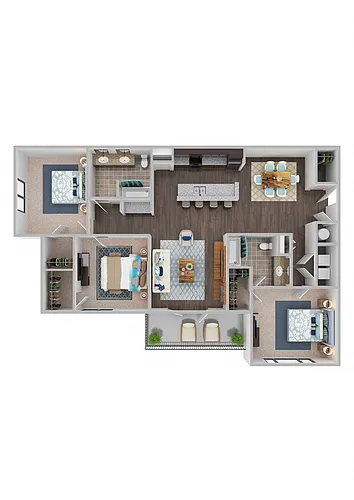 Floor plan Atlanta Patio