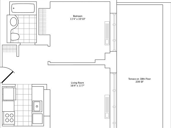 3rd image of 222 E 34th St APT 1903