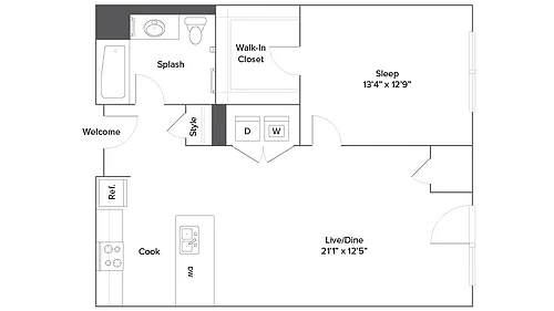 Floor plan A6