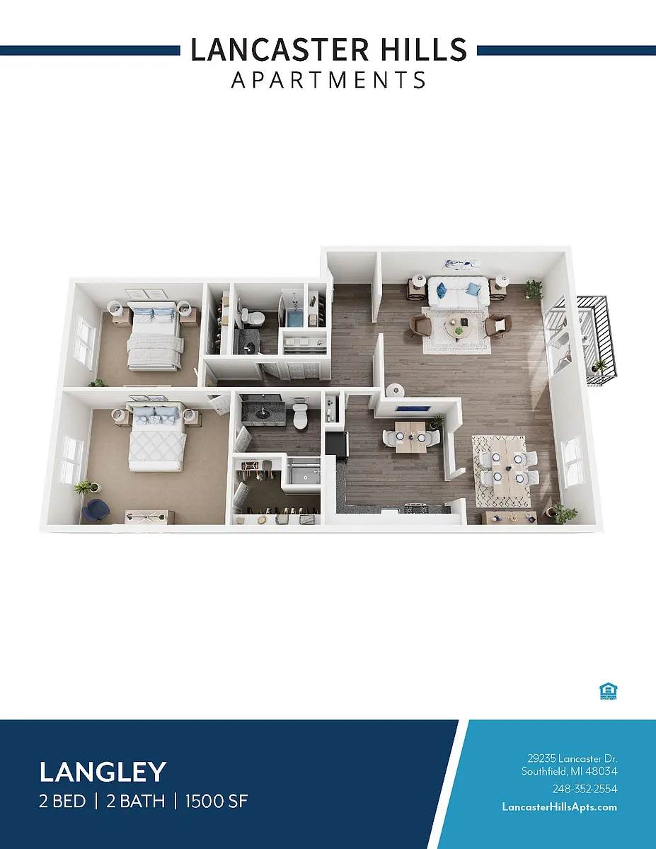 Floor plan Langley