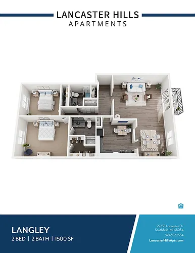 Floor plan Langley