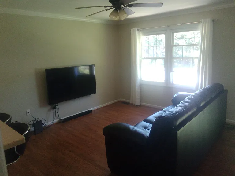 Living room: will be furnished with tv and couch