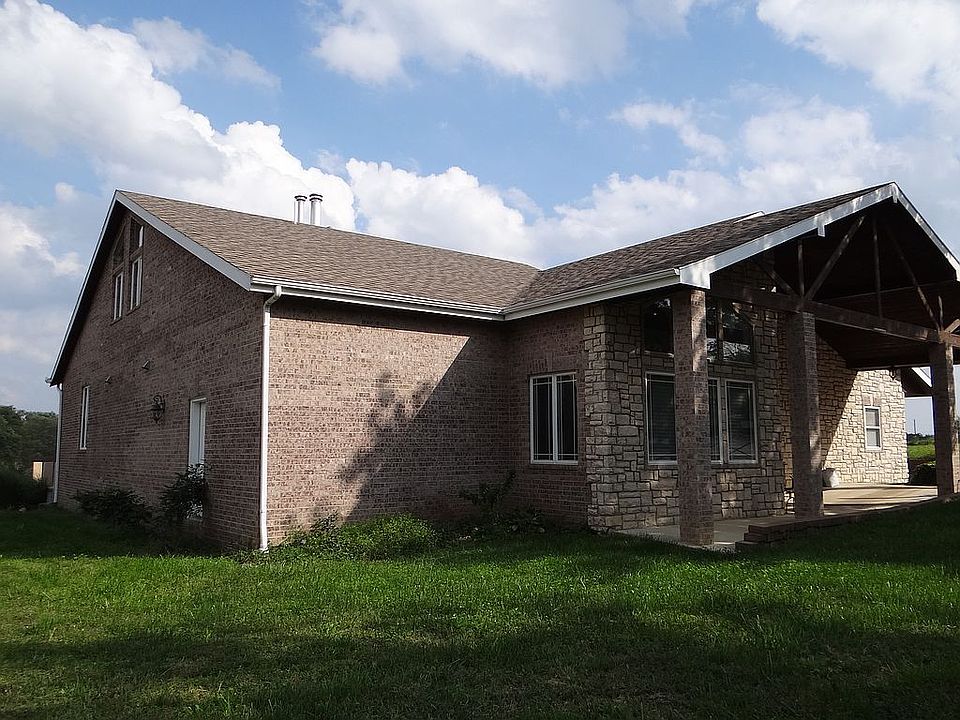 North side of house