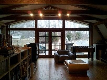 Main Recreation Room- High Ceilins and Exposed Oak beams