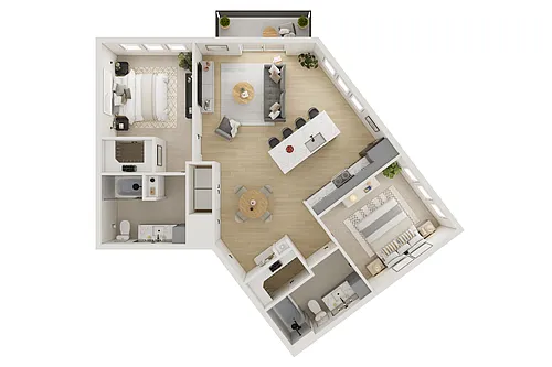 Floor plan B3