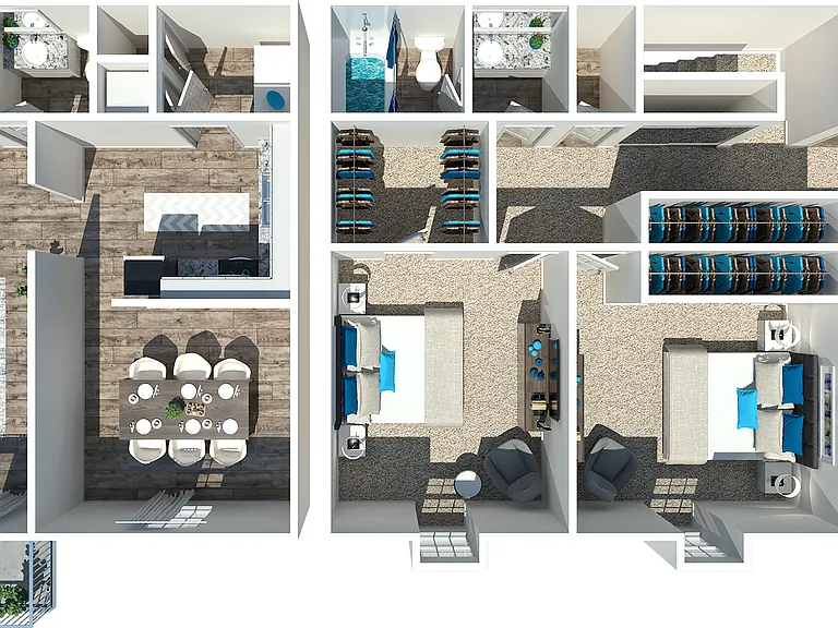 3 Bedroom 2.5 Bath TH 3 Bedroom 2.5 Bath TH