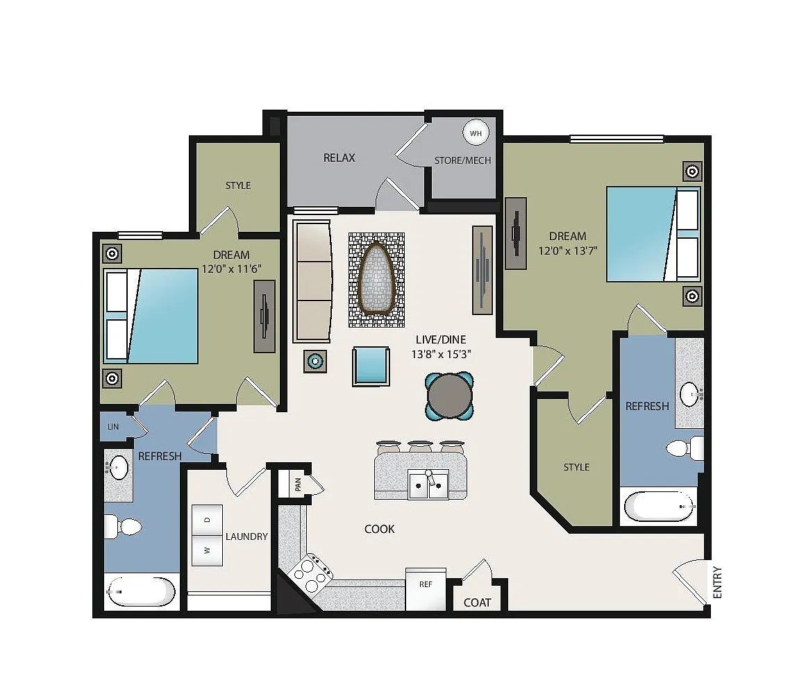 Floor plan B2I