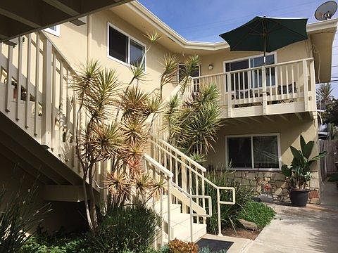 apartment B is upstairs to the left