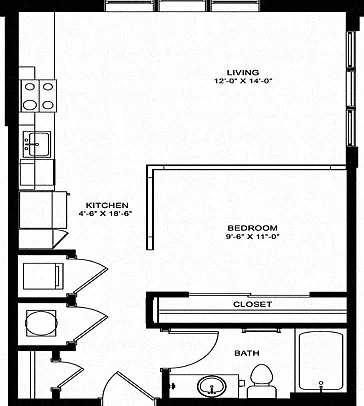 The Flats Exchange on Erwin Apartments — Photo 48