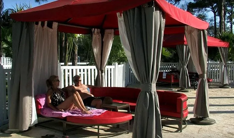 Pool-side Cabanas