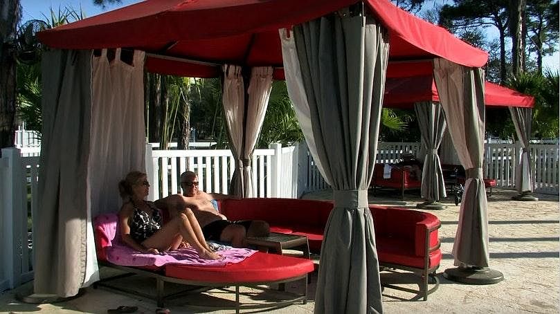 Pool-side Cabanas