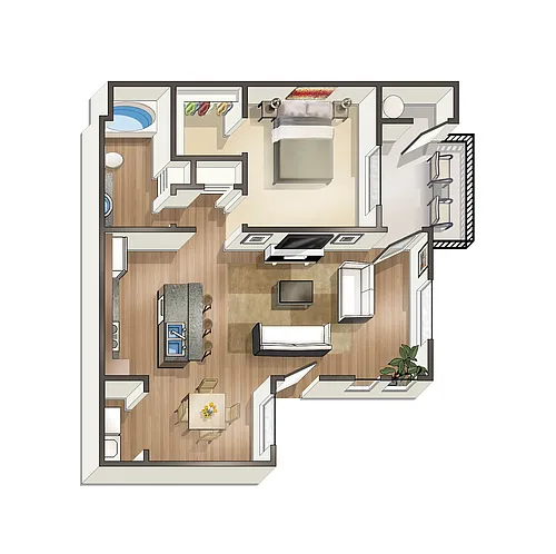 Floor plan A1A-sp